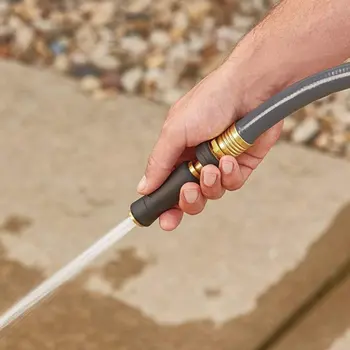 

Garden Brass Spray Nozzle Garden Watering Hose Nozzle Full Size Twisted Nozzle Gardening Heavy Spray Nozzle