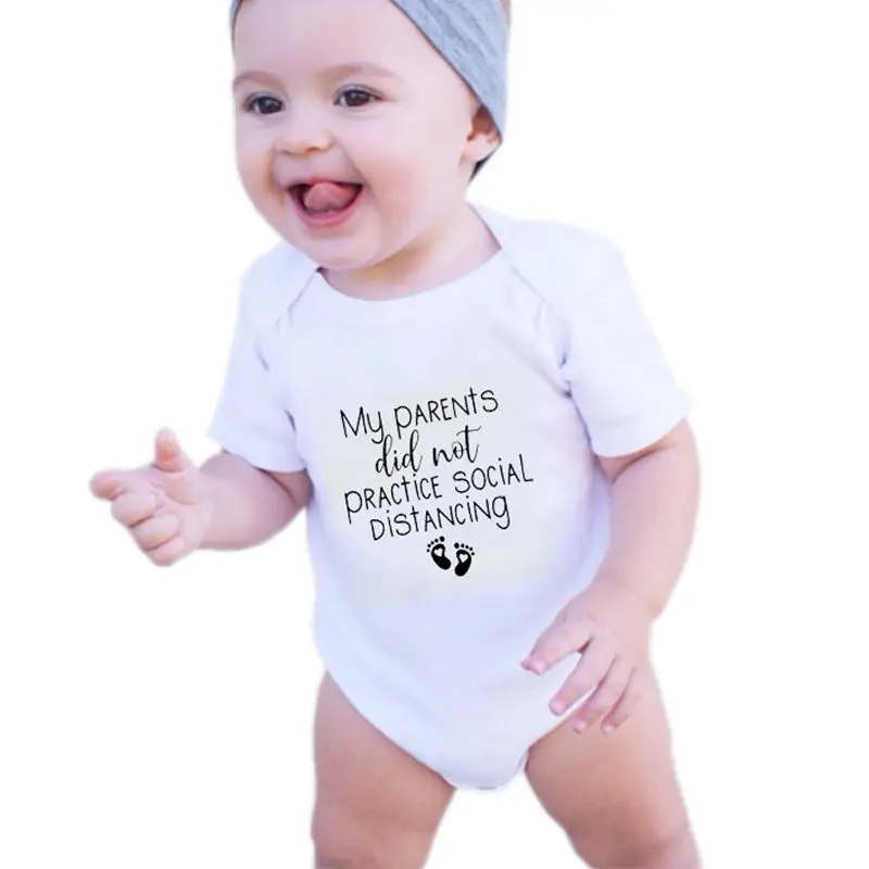 Hot Item Bodysuit Overalls Rompers Onesie Short-Sleeve Newborns Baby-Girl Infant Kids Letter Triangle 1gNWbzB9K3N