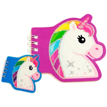 

Lot of 20 Notebooks Unicorns Glitter Details and gifts for weddings, baptisms, communions, birthday and parties.