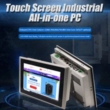 Eglobal-ordenador de sobremesa Intel Core i7 4500U, todo en uno, pantalla táctil de 10,1 pulgadas, IP65, Panel Industrial, PC, Windows, WES7, COM, LAN, HDMI