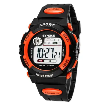 

Cool brand children's watch shockproof electronic watch backlight waterproof watch