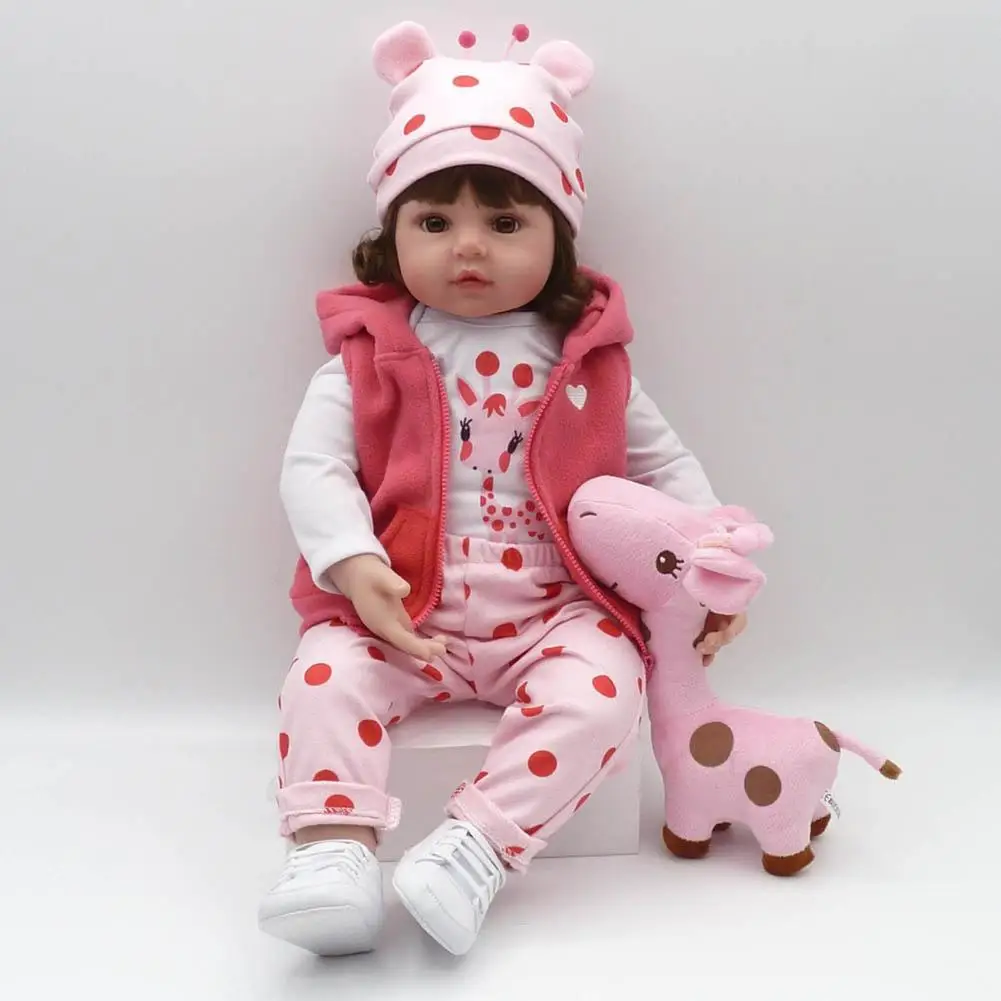 48cm Realistic Newborn Baby Dolls Reborn Lifelike Full Body Toddler Dolls Toys Export of Foreign Trade Safe and Non-toxic 48cm Realistic Newborn Baby Dolls Reborn Lifelike Full Body Toddler Dolls Toys Export of Foreign Trade Safe and Non-toxic