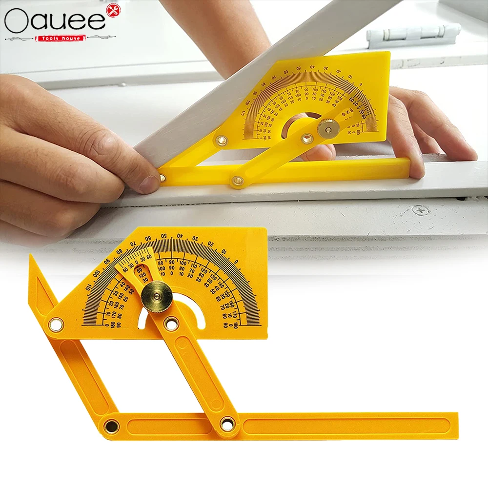 Precise Protractor And Angle Finder Woodworking Measurement Tools 0° To