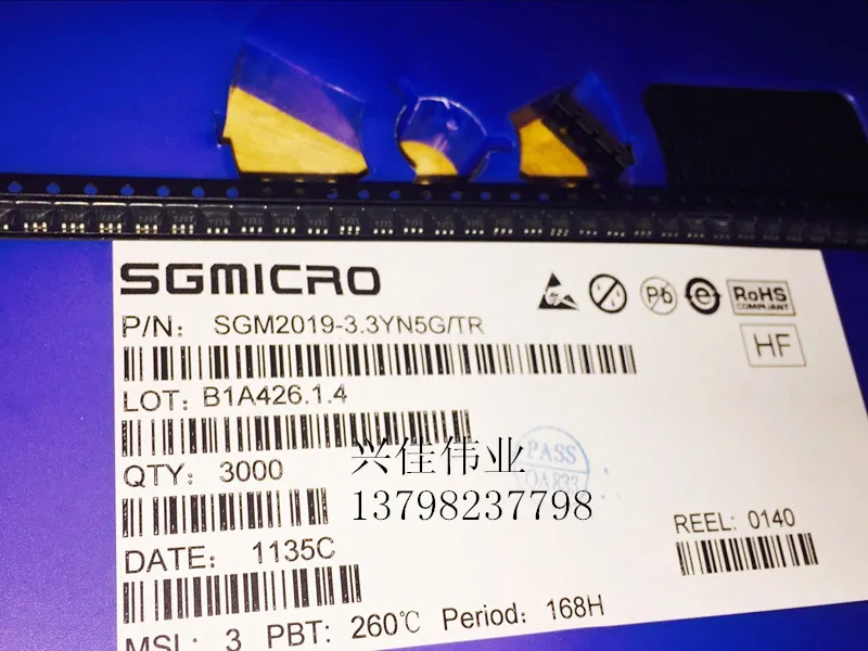 Оригинальный Новый 10 шт./SGM2019-3.3YN5G YJ33 AT24C02S 24C02S СОТ-23-5 SOT23-5 | Электронные компоненты