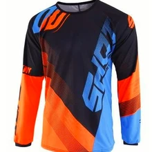 Новая велосипедная одежда для мотокросса из ткани Джерси BMX MTB MX одежда с длинными рукавами для горного велосипеда Camiseta DH Мотоцикл горные рубашки