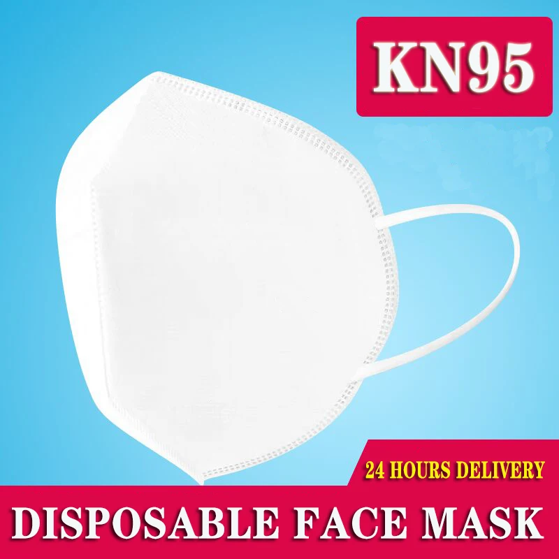 

10-100pcs N95 KN95 KF94 Mask Dust Anti Infection Masks 96% Filtration PM2.5 Anti-fog Protective Bacterial Respirator Reusable