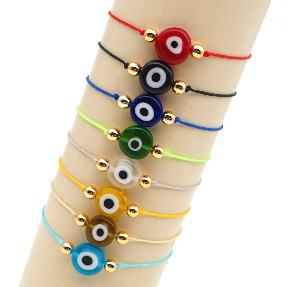 Go2Boho Turkish Eye Bracelet For Women Simple String Bracelets Rope Fashion Jewelry Pulsera Mujer Moda Handmade Wholesale