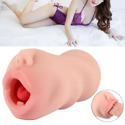 Оральный секс влагалище карманная чашка секс-кукла для мужчин куколки киска рот игрушка