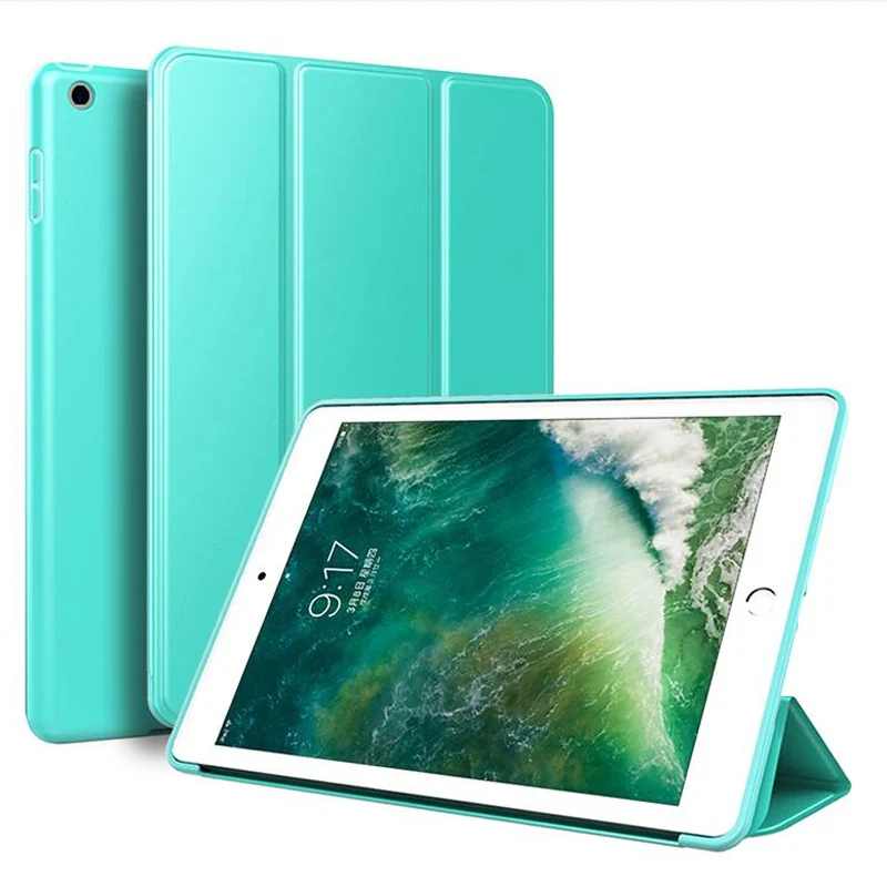 Для iPad 5th/6th Магнитный умный чехол для iPad 9,7 Защитный Тонкий чехол-подставка для iPad Air/Air 2 чехол для планшета Funda - Цвет: Green