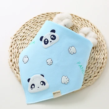 

Infant Cotton Soft Bib Bandana Baberos Bibs For Kids Girls Boys Triangle Feeling Bib Burp Bab 1PCS Newborn Baby Bibs