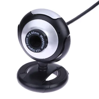 

USB Webcam 16.0 Megapixels CMOS Web Camera For Notebook Computer Webcam with Mic Night Vision 360 Degree PC Camera 413#2