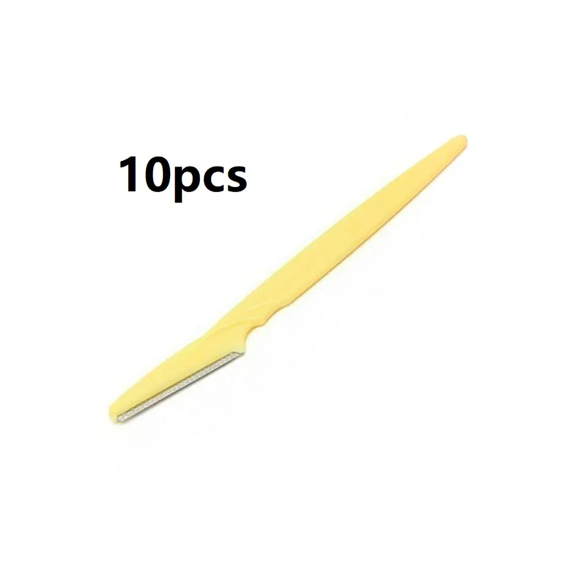 Eyebrow Trimmer Blade Shaping Knife Face Blades Hair Removal Scraper Shaver Woman 10pcs/Lot cosmetic makeup tools eyebrow trimmer blade eyebrow scraper