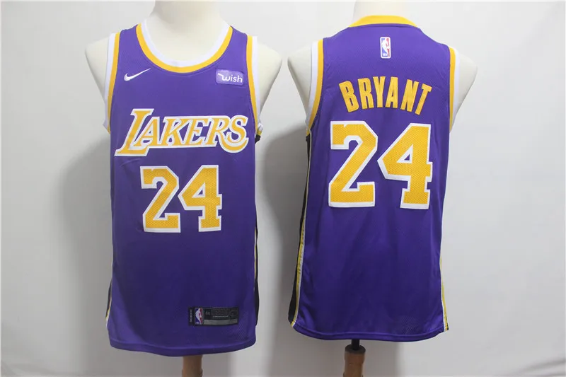 for men A+++ качество мужской взрослый#0 Кайл кузма 2 Lonzo мяч 14 Брэндон Ingram 24 Kobe Bryant Jersey Лос-Анжелес - Цвет: for men