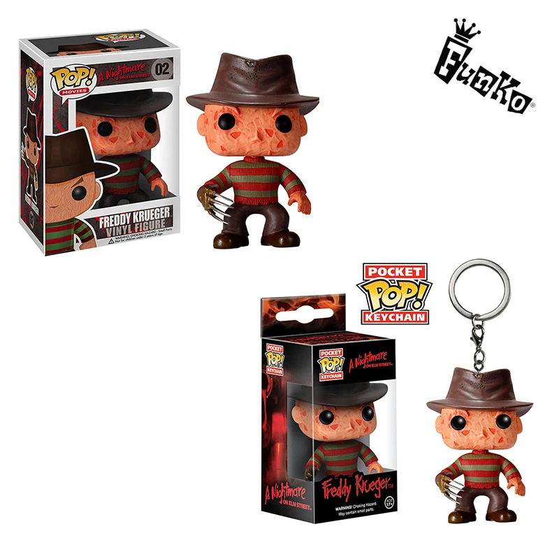 Funko POP брелок кошмар на Elm Stree FREDDY KRUEGER ПВХ виниловые фигурки игрушки подарки на Хэллоуин