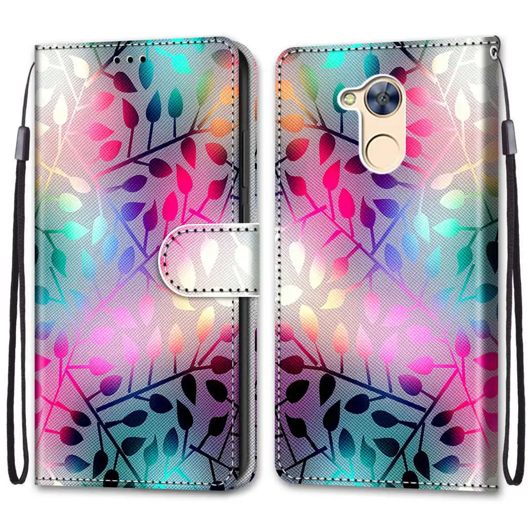 Кожаный чехол-книжка для huawei Honor 6A, DLI-L22 чехол, 3D кошелек, держатель для карт, подставка, чехол-книжка для Honor 6 A, чехол с рисунком льва, тигра