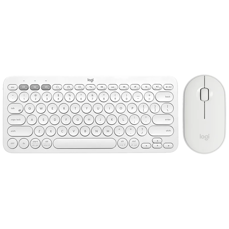 K380 and Mouse White Беспроводная клавиатура с Bluetooth для нескольких устройств logitech K380 черный/синий/розовый/белый/красный Windows MacOS Android IOS хромированная ОС - Цвет: K380 and Mouse White