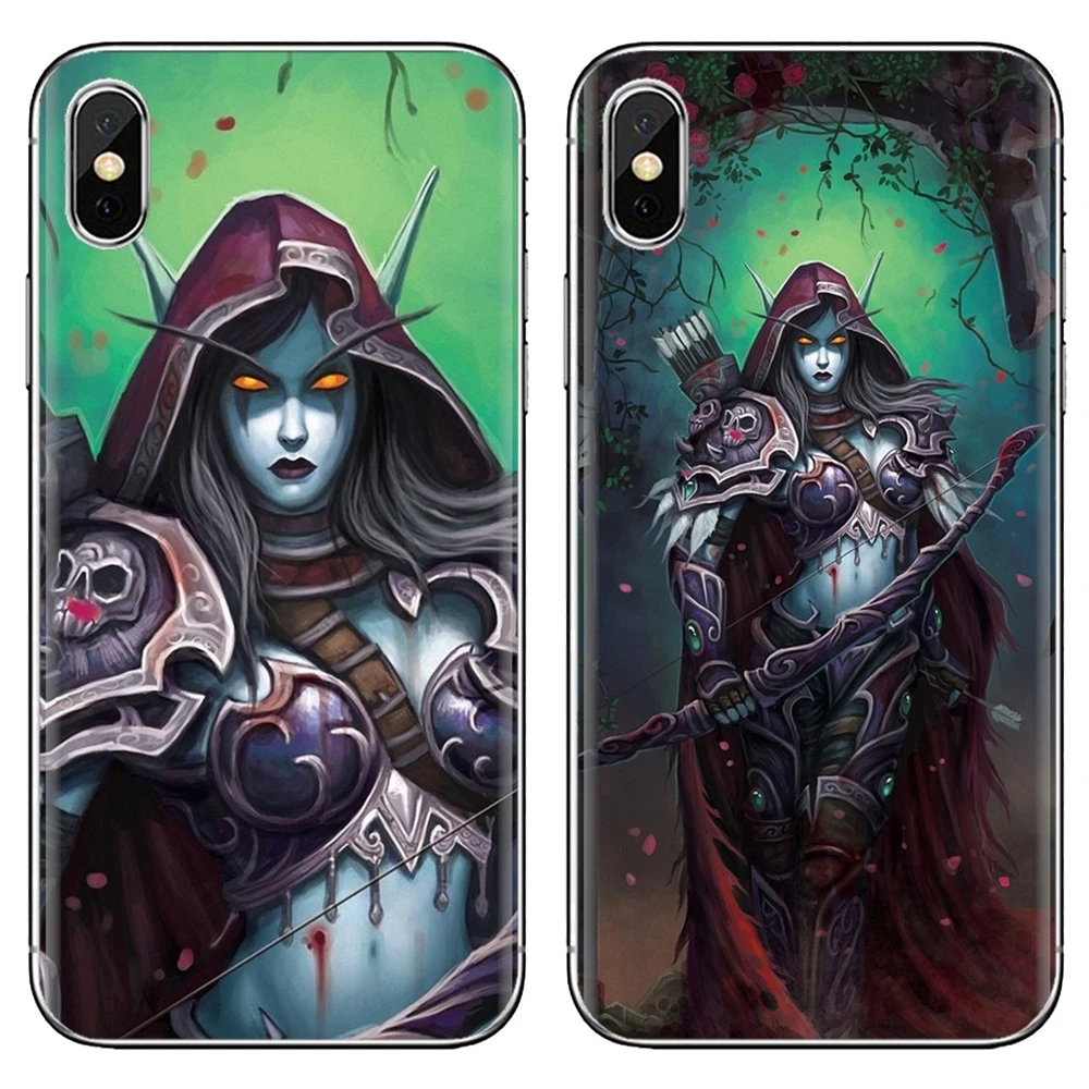 Силиконовый чехол для телефона iPhone 11 Pro 4 4S 5 5S SE 5C 6 6S 7 8X10 XR XS Plus Max iPod Touch World of Warcraft