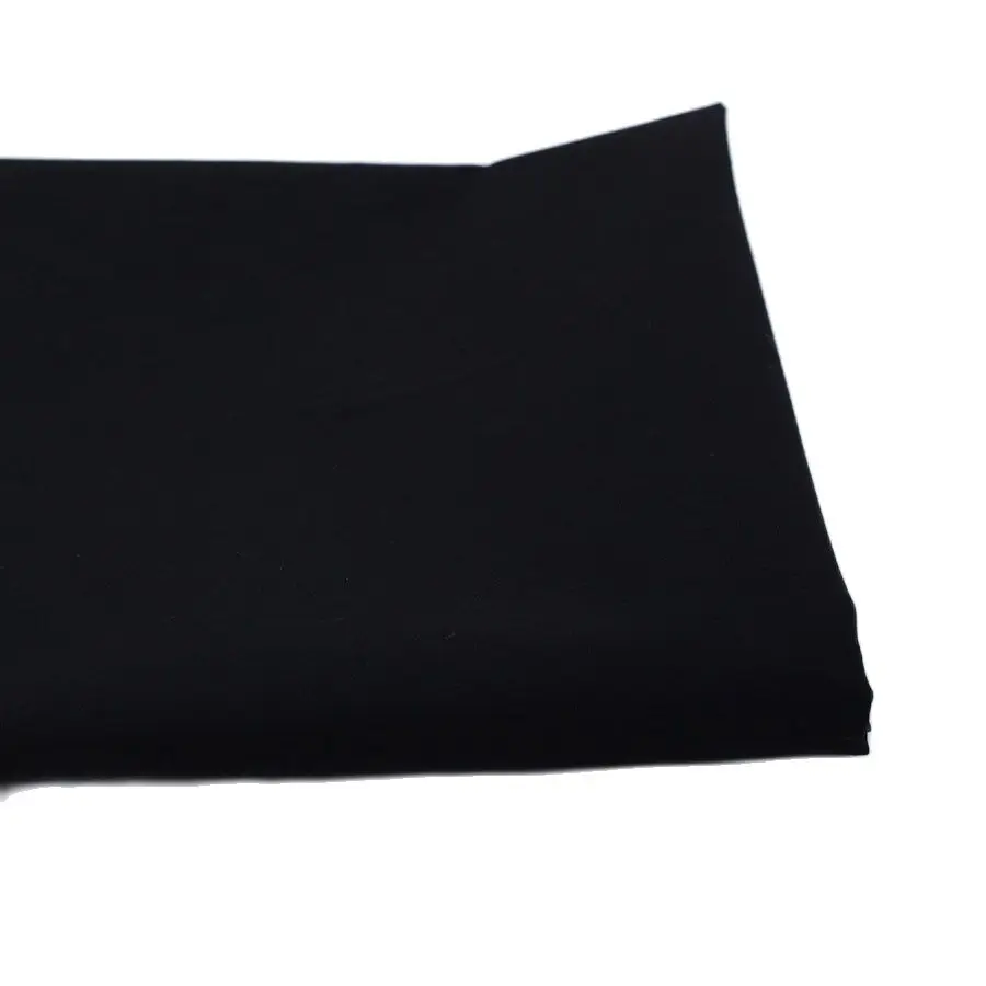 Pure Black Cotton Fabric For Sewing DIY Handmade Hometextile Cloth Tissues Patchwork Fabrics Tissue Home Textile Telas Tecido - 2