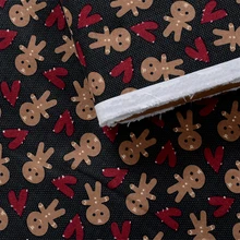 110 см X 50 см мультфильм Рождественский пряник человек шлифовальный хлопок шлифовальный шерстяной материал 150 г/м