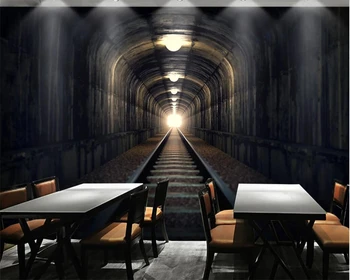 

Extended Tunnel Bar KTV Waterproof TV Background Brick Wallpaper 3D Wall Sticker Living Room Wallpaper Mural Bedroom Decoration