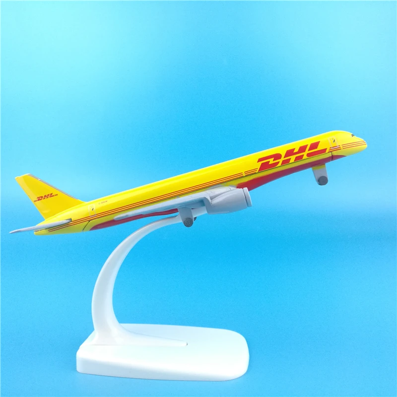 16 см колесный DHL грузовой самолет Boeing B757 с трёхмерными чертёжами украшения