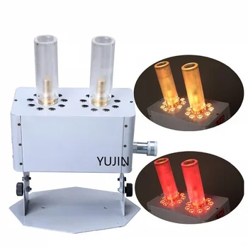 

co2 jet machine 18*3W RGB Double -Barreled LED CO2 Jet Fog Machine Stage equipment