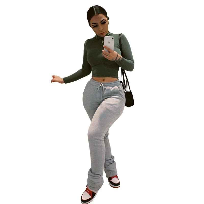 Wholesale stacked joggers Clearance