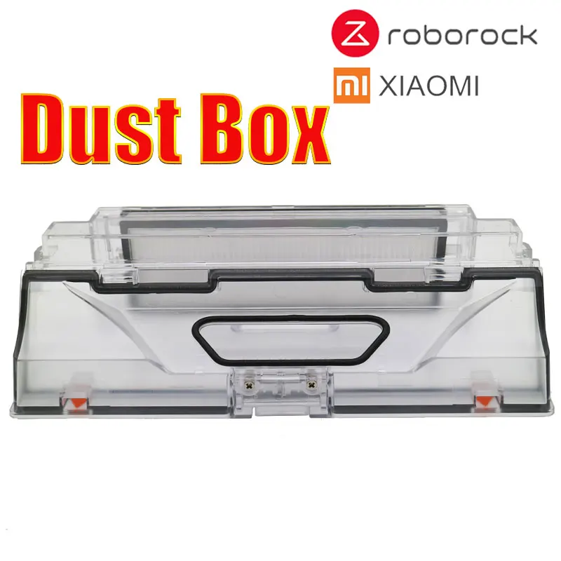 Roborock Вакуумный Очиститель запчасти подходит для Roborock 2 S50 робот для уборки запасные части Швабра Ткань зарядки ворс черный - Цвет: dust box