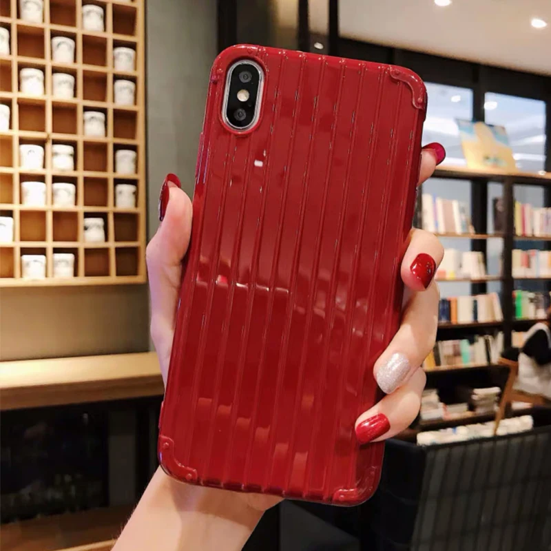 Red Изогнутый костюм чехол для телефона для Xiaomi 8 9 SE Pro Lite Redmi Note 5 7 Pro 8 Y3 мягкий ТПУ силиконовый чехол - Цвет: Red