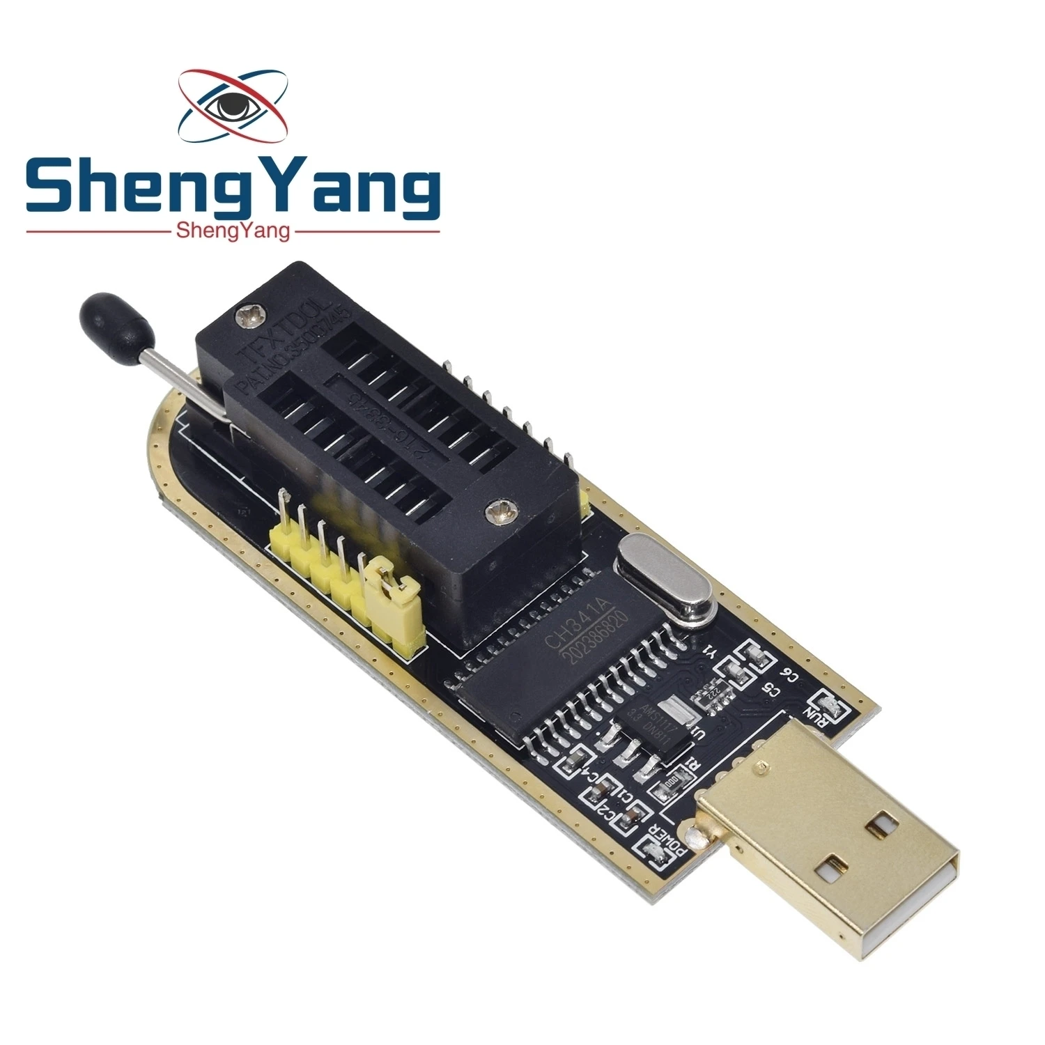 1 шт. ShengYang умная электроника CH340 CH340G CH341 CH341A 24 25 серия EEPROM Flash биос USB программатор с программным обеспечением и Драйвером