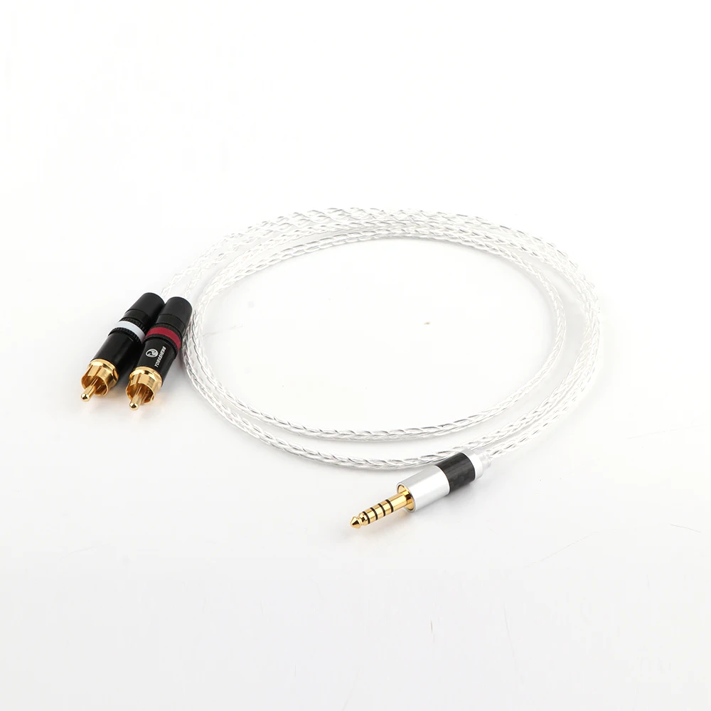 HIFI 4 4mm to 2 RCA Audio Cable WM1A 1Z PHA 1A 2A Z1R 4 4mm Upgrade Cable
