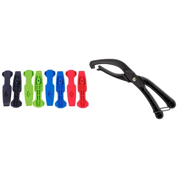 

9 Pcs Bicycle Tire Repair Tools: 8 Pcs Bike Tire Lever & 1 Pcs Tire Chop Pliers