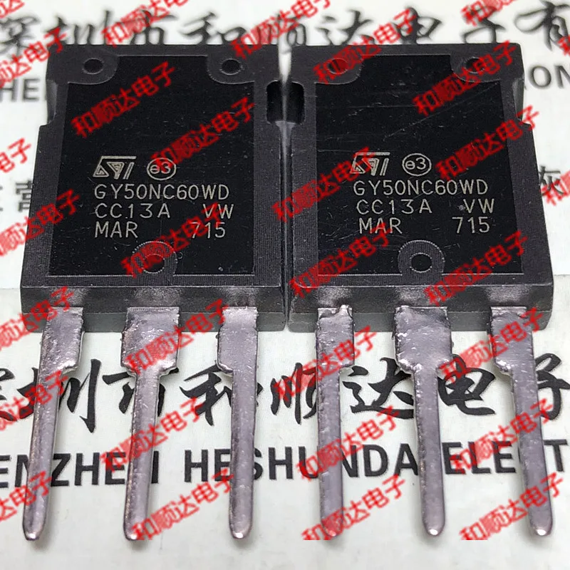 

10 шт./лот GY50NC60WD STGY50NC60WD, новый запас TO-247 600V 50A