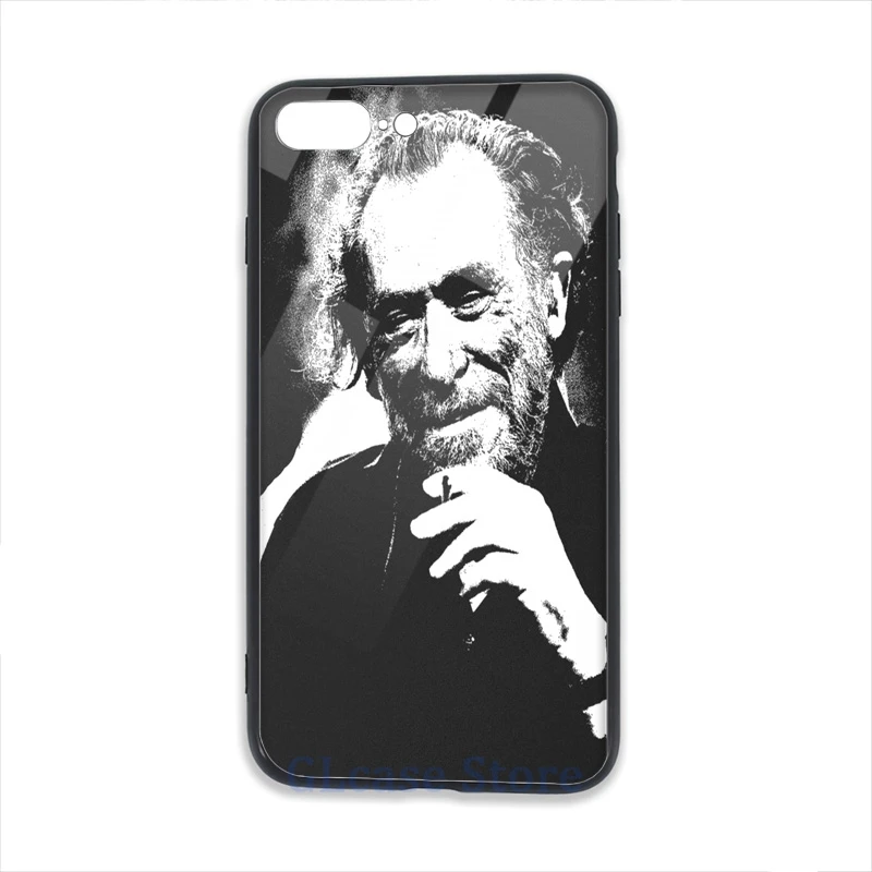 Чехол для телефона Charles Bukowski(2) iPhone 12 Pro 11 X XR XS Max 8 7 6 6s Plus 5s мягкая стеклянная задняя