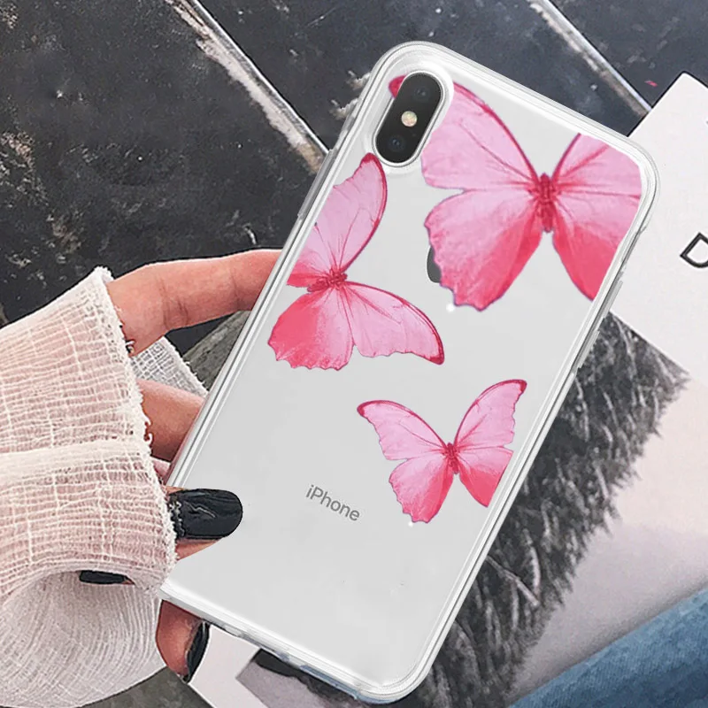 Butterflies Soft Butterfly Phone Case Iphone Plus Rumdey Pack