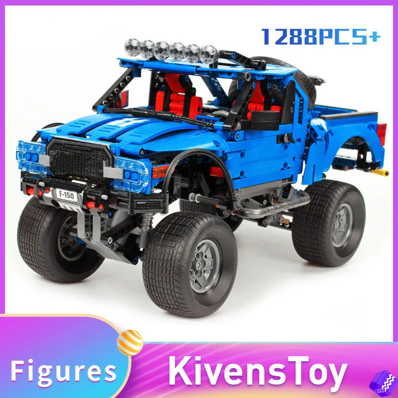 

Sembo 701970 The F-150 Raptor Pickup Set Building Blocks Classic Bricks Toys MOC Compatible Legoed Technic 1288PCS