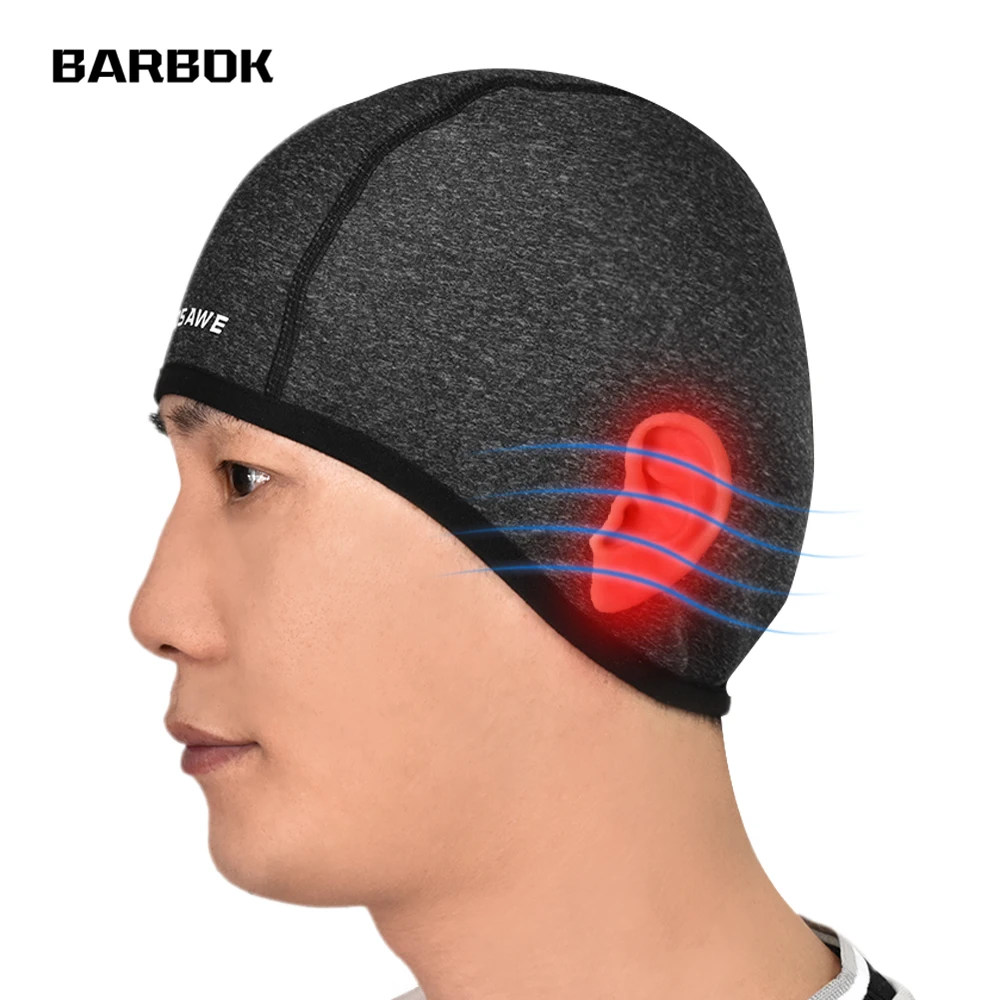 

WOSAWE Winter Thermal Fleece Bicycle Caps Windproof Warm Bike Riding Hats Outdoor Sports Running Hiking Camping Cycling Caps