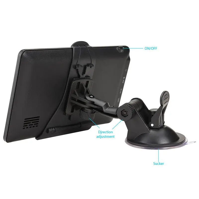 Auto Gps Navigator 7 Zoll Stimme Navigation System Hd Presse Bildschirm 8GB Eingebauten Speicher La