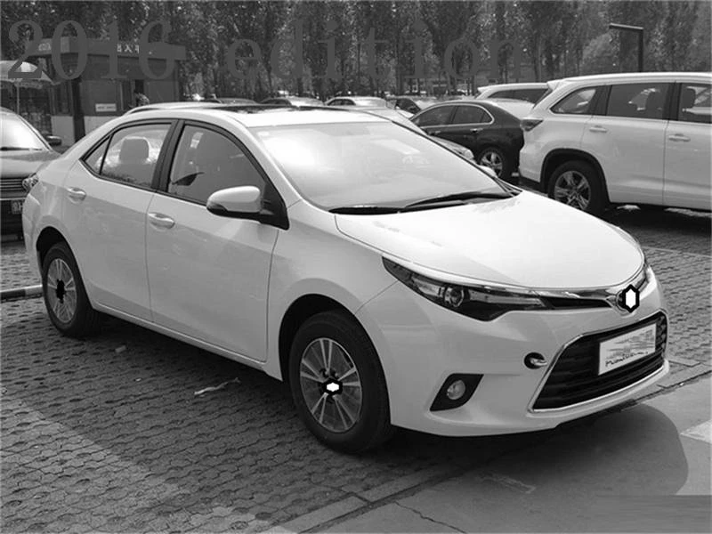 Автомобильная Экипировка для интерьера, прочная автомобильная хромированная отделка, яркие блестки, защита, отделка 14 15 16 17 18 для Toyota Lewin