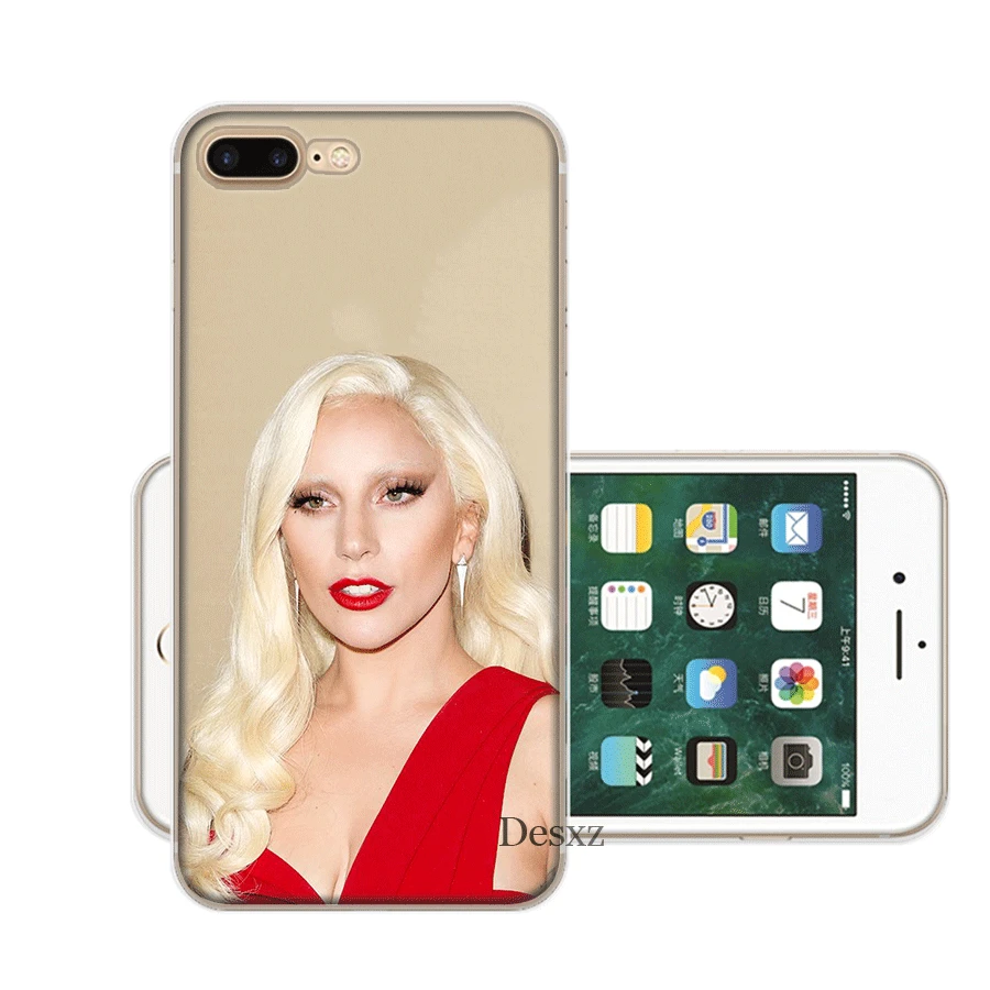 Чехол для мобильного телефона из ТПУ для iPhone 11 Pro X XS Max iPhone XR 6 6S 7 8 Plus 5 5S SE, чехол для леди Gaga Cool
