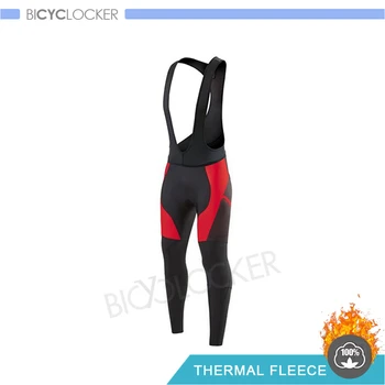 

2020 MTB Winter Fleece Cycling bib Pants Long Tights Mens Biking Trousers Warm Windproof Rode Bike Sports Anti-sweat 19D Gel Pad