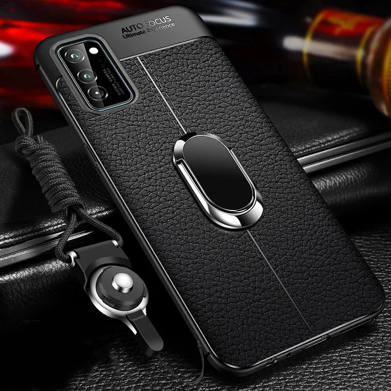 Чехол для Samsung Galaxy S20 S10 S9 S8 S7 edge Plus Ultra lite с магнитным кольцом и кронштейном note 20 10 9 8