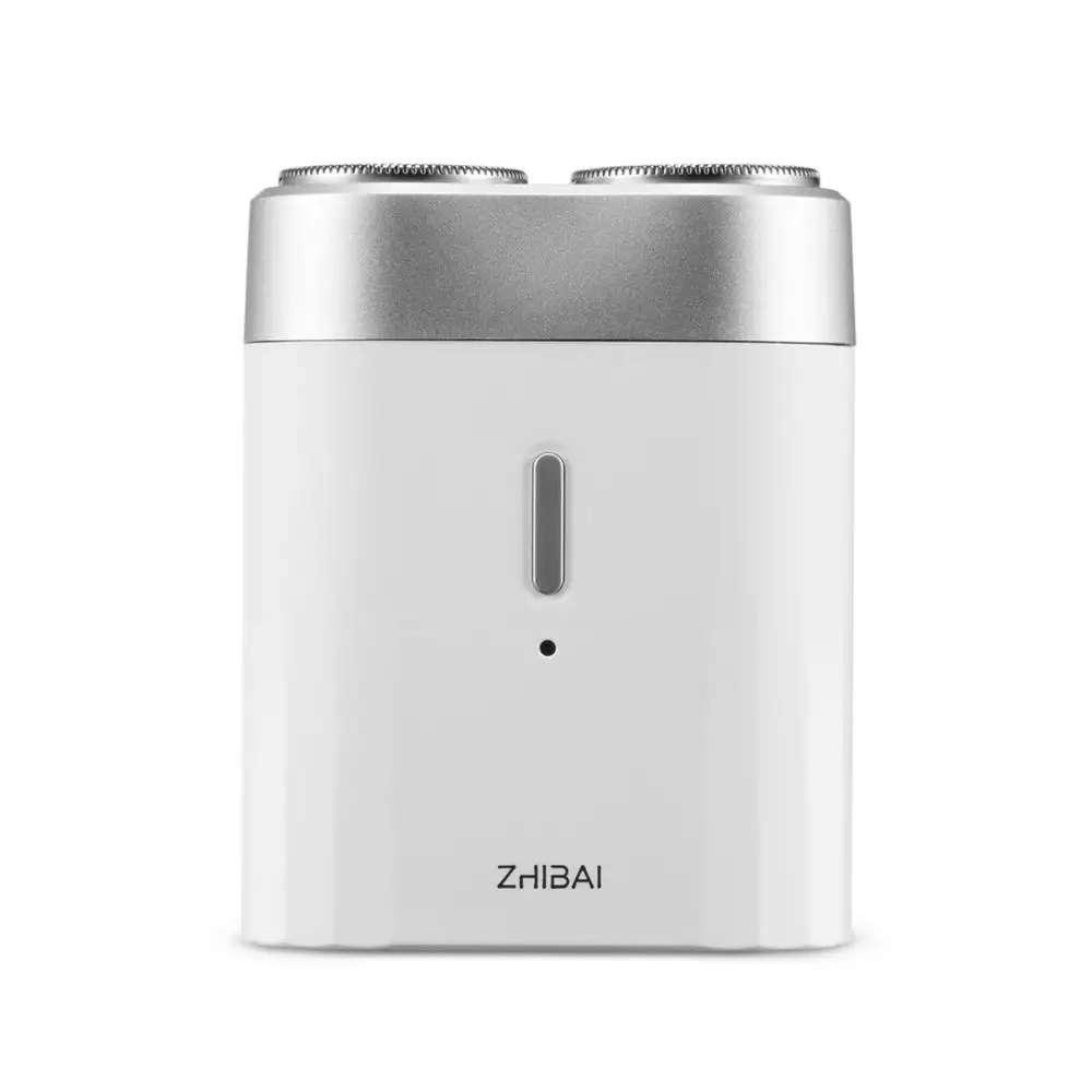 White Xiaomi Mijia Мужская электрическая бритва для бритья Водонепроницаемая zhibay Мини Лезвие мотора для тела машина для путешествий USB перезаряжаемая бритва - Цвет: White