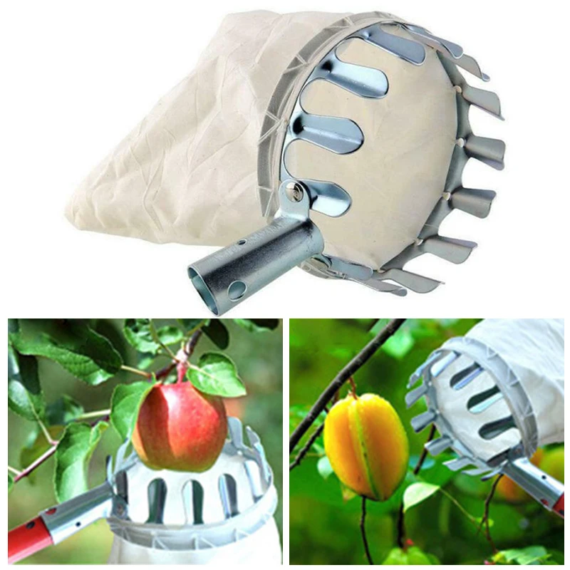 

Durable Fruit Picker Handy Fabric Orchard Gardening Peach High Tree Picking Tools Home Garden Supplies