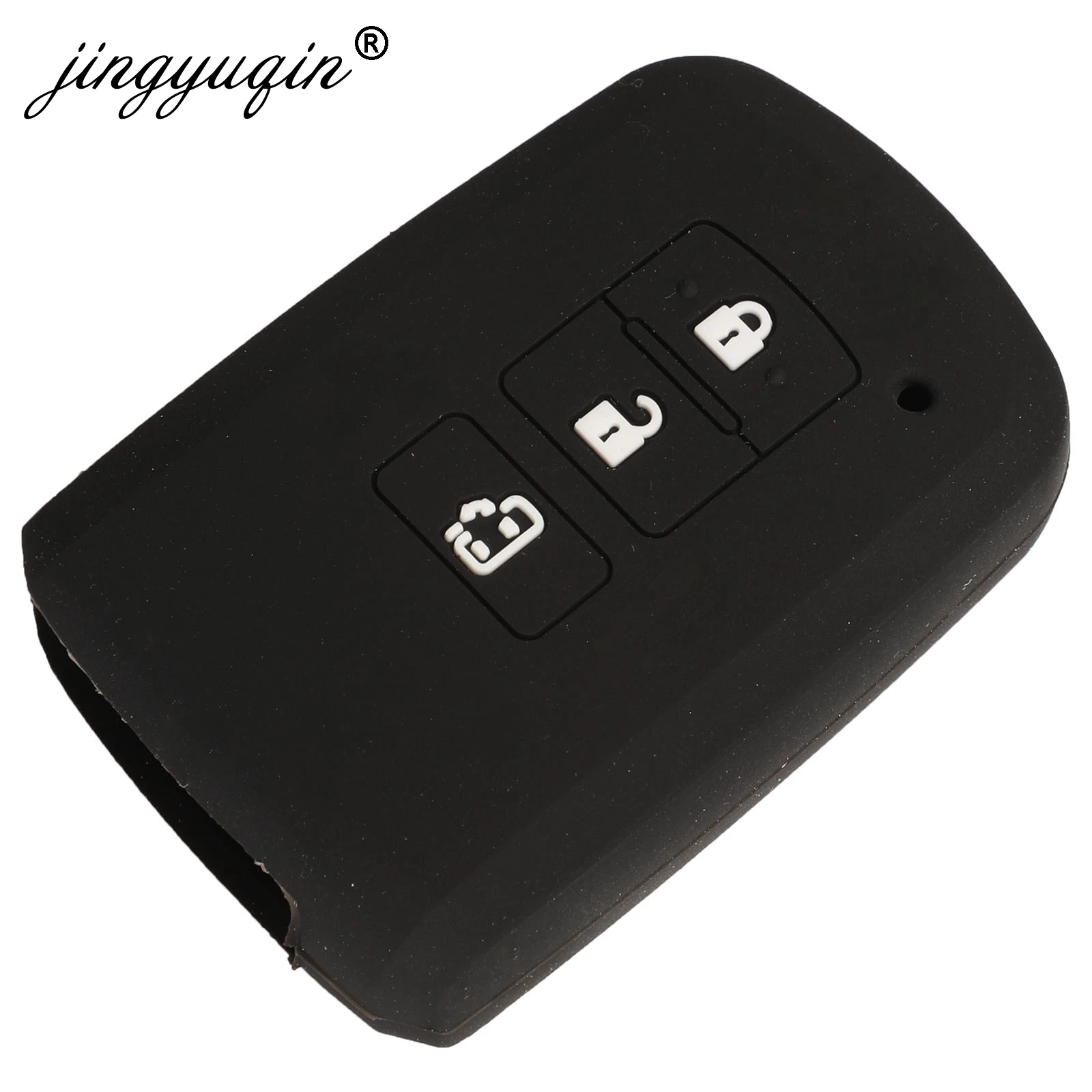 Jingyuqin 30 шт./лот силиконовый резиновый брелок чехол набор для Toyota Corolla Camry RAV4 Highlander Prado пульт дистанционного управления без ключа