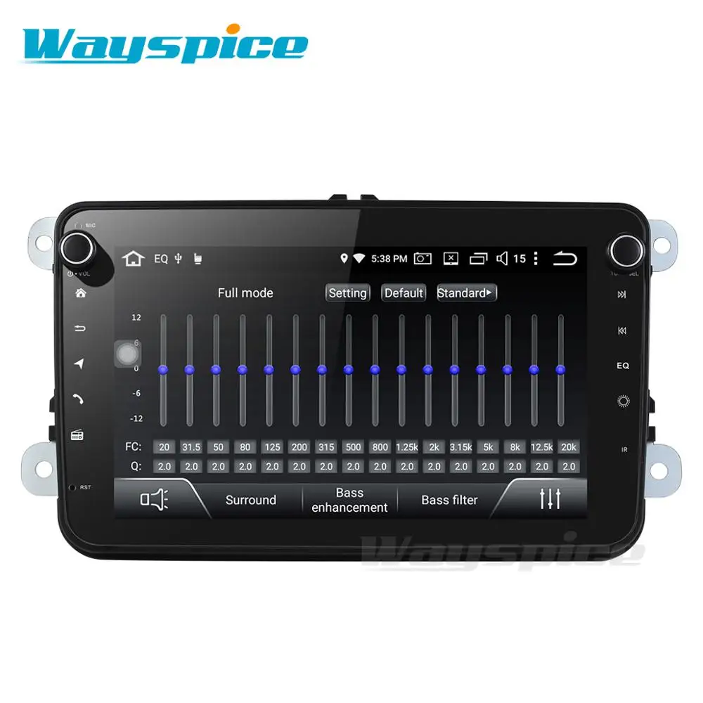 Автомобильный dvd gps навигатор для skoda для volkswagen golf polo tiguan passat 2 din gps плеер стерео android 9,0 PX6