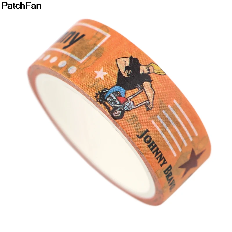 Patchfan, Мультипликация, Джони Браво, сделай сам, скрапбукинг, липкая клейкая бумага Васи, маскирующая лента, печатные узоры, наклейки, наклейки, A2670
