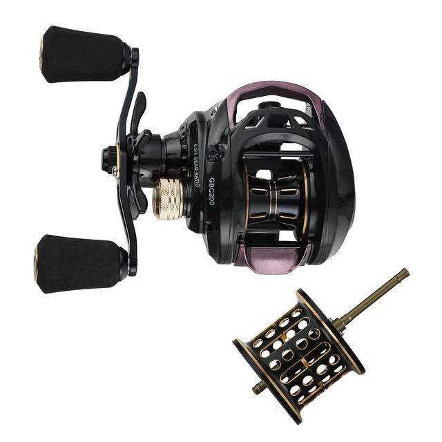 155g Ultra Light BFS Baitcasting Fishing Reel With Spare Spool For