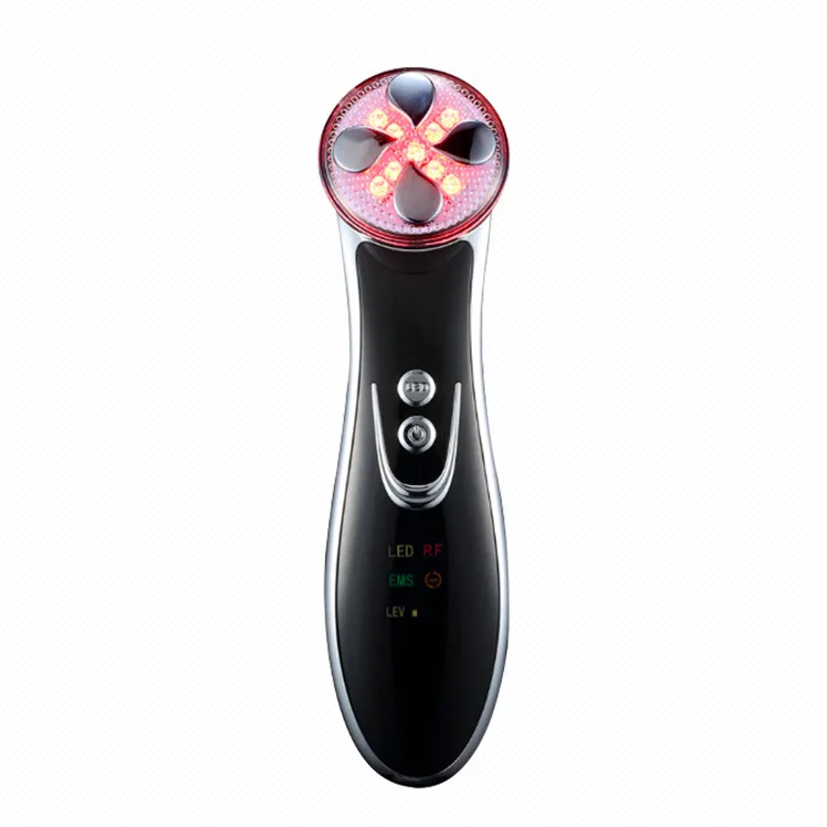 5 In 1 LED Light Photon Irradiation Face Skin Care Massager RF Lifting Tighten EMS Slimming Wrinkle - 4000547798245