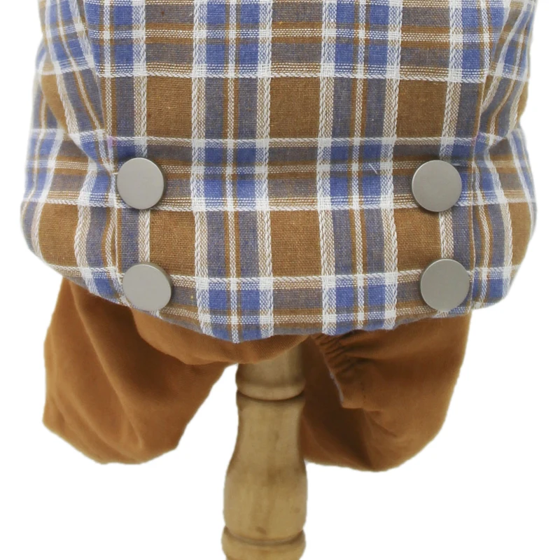 Ambaby осенне-зимняя одежда для домашних животных, в клетку, с капюшоном, на возраст от 4 ноги теплые с рисунком собачки и котика одежда для куртки для маленьких собак средних и больших размеров, Размеры Домашние животные, собаки и кошки